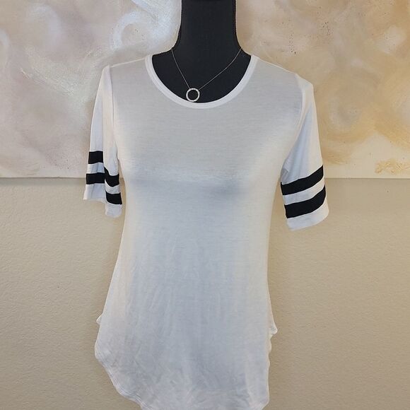 Varsity White Crew T-Shirt - Picture 6 of 10